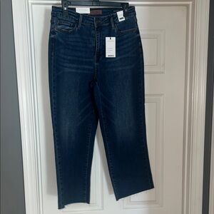 Judy Blue size 9/29 high waist wide crop brand new with tags